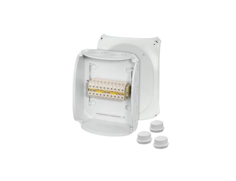 Puszka odgałęźna 255x205x112 5x16mm2 CU/AL IP66 szara DK 2516 A 62000166