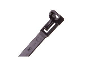 Opaska kablowa otwierana wielokrotnie 200x7,5mm czarna BMWN5350E /100szt./