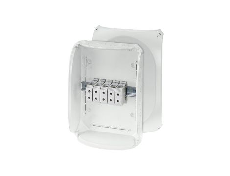 Puszka odgałęźna 355x255x122 5x50mm2 CU IP66 szara DK 5055 G 62000163