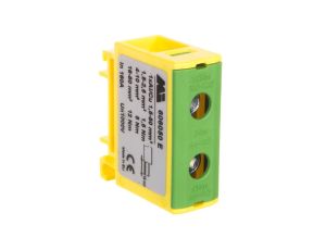 Złączka szynowa 1-torowa 1,5-50mm2 żółto-zielona EURO OTL 50 1xAl/Cu 606050E