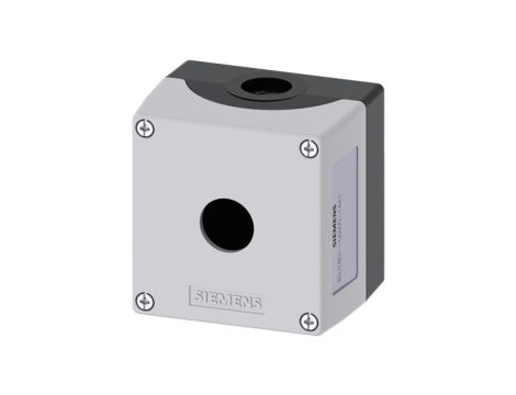 Obudowa kasety 1-otworowa do przełączników 4-poz. 22mm czarno-szara M20 IP69K SIRIUS ACT 3SU1801-1AA00-1AA1