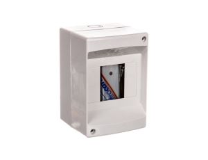 Rozdzielnica modułowa 1x4 natynkowa bez drzwi seria 610 IP40 90x130x85 szara EC61003 /opak. 25/