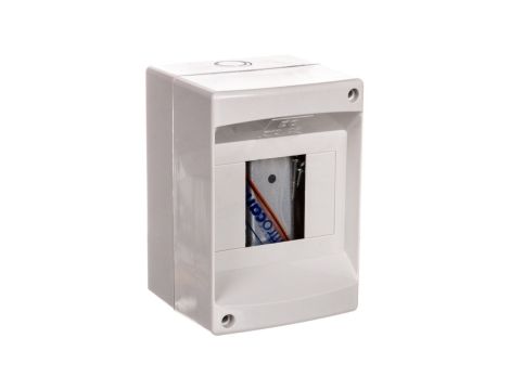 Rozdzielnica modułowa 1x4 natynkowa bez drzwi seria 610 IP40 90x130x85 szara EC61003 /opak. 25/