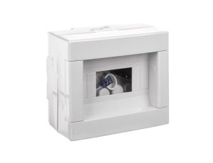 Rozdzielnica modułowa 1x8 natynkowa bez drzwi seria 610 IP40 200x180x100 szara EC61008 /opak. 15/