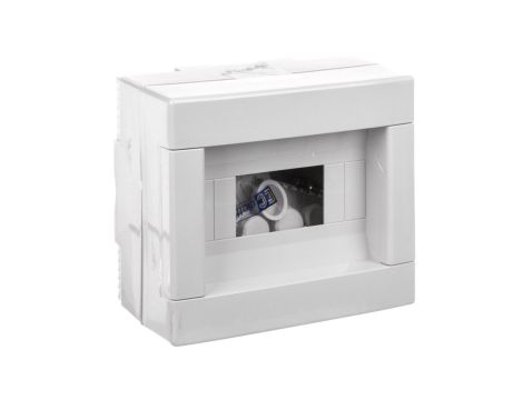 Rozdzielnica modułowa 1x8 natynkowa bez drzwi seria 610 IP40 200x180x100 szara EC61008 /opak. 15/