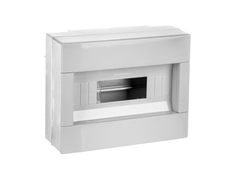 Rozdzielnica modułowa 1x12 natynkowa bez drzwi seria 610 IP40 280x220x100 szara EC61012