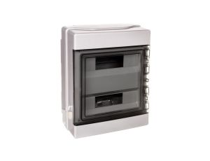 Rozdzielnica modułowa 2x12 natynkowa drzwi transp. seria 620 IP65 290x390x140 szara EC62024