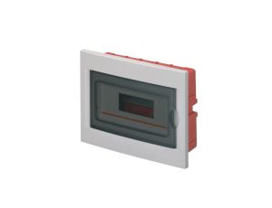 Rozdzielnica modułowa 1x12 podtynkowa drzwi transp. seria 630 IP40 320x240x80 szara EC63012 /opak. 7/