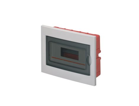 Rozdzielnica modułowa 1x12 podtynkowa drzwi transp. seria 630 IP40 320x240x80 szara EC63012 /opak. 7/