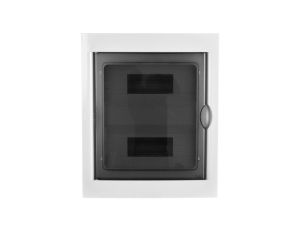 Rozdzielnica modułowa 2x12 podtynkowa drzwi transp. seria 630 IP40 320x388x80 szara EC63024
