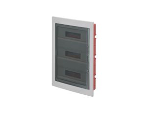 Rozdzielnica modułowa 3x18 podtynkowa drzwi transp. seria 630 IP40 430x618x80 szara EC63054