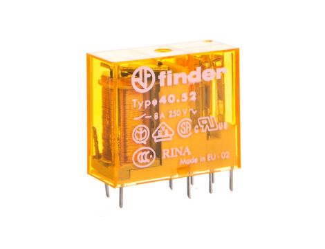 Przekaźnik miniaturowy 2P 8A 12V AC 40.52.8.012.0000