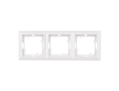 OPAL Ramka potrójna biała Ra-3Op