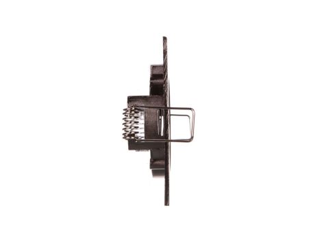 Sufitowa oprawa punktowa PORTO, IP20, kwadrat, czarny chrom, TYP DS10