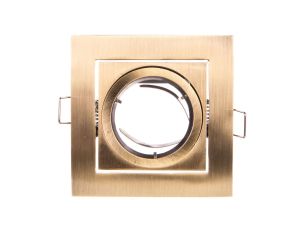Sufitowa oprawa punktowa VILA uchylna, IP20, kwadrat, patyna