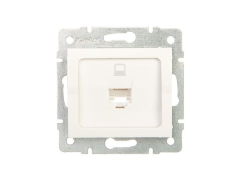 LOGI Gniazdo komputerowe pojedyncze (RJ45Cat 5e Jack) Biały 25108