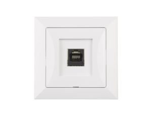 OPAL Gniazdo komputerowe RJ45 kat.5e krone LSA+ białe GTP - 12Op