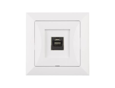 OPAL Gniazdo komputerowe RJ45 kat.5e krone LSA+ białe GTP - 12Op