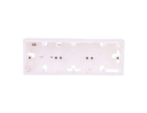 SISTENA LIFE Puszka natynkowa potrójna arctic 771098