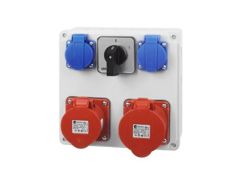 Rozdzielnica budowlana 0-1 2x16A/5P 230 RSBO.01022