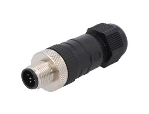 Złącze prostokątne G wtyk żeńskie PIN: 4 IP65 szary 50V 10A RSC5/9