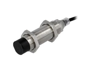 E2BM18LN16WPB12M Czujnik indukcyjny o zasięgu 016mm, konfiguracji wyjścia PNP / NO, napięciu zasilania 1030VDC, obudowie M18