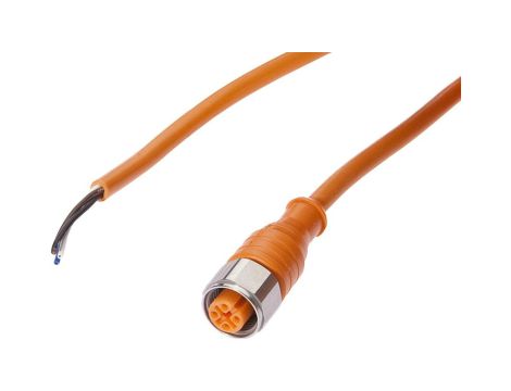 VK50A165 Kabel połączeniowy, 5 m, gniazdo M12 4-stykowe proste, wolny koniec kabla, PVC