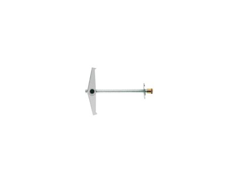 Uchwyt sprężynowy z nakrętką rodełkową i podkładką, 3x85mm FK-UR, żółty ocynk /opak. = 25 szt./ (9385FKUR) CELO