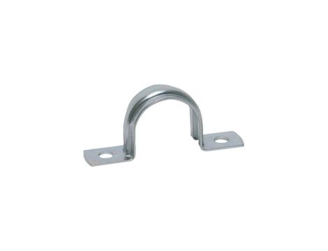 Uchwyt z dwoma otworami U metalowy, średnica 20mm, stal ocynkowana /opak. = 100 szt./ (920U) CELO