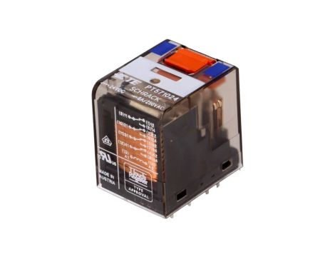 PT571024 Przekaźnik elektromagnetyczny 4PDT Ucewki: 24VDC, 6A/250VAC