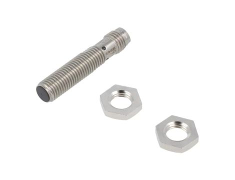 E2AS08KS02M3B1 Czujnik indukcyjny o zasięgu 02mm, konfiguracji wyjścia PNP / NO, napięciu zasilania 1224VDC, maksymalnym prądz