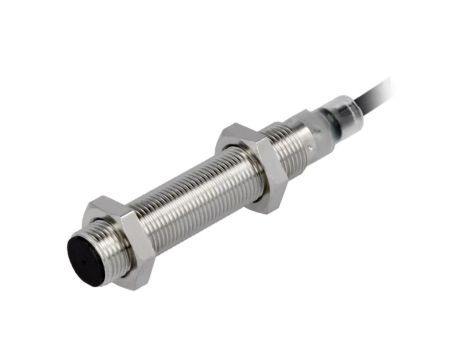 E2BM12LS02WPB12M Czujnik indukcyjny o zasięgu 02mm, konfiguracji wyjścia PNP / NO, napięciu zasilania 1030VDC, obudowie M12