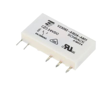 V23092A1024A801 Przekaźnik elektromagnetyczny SPDT Ucewki: 24VDC 6A/250VAC