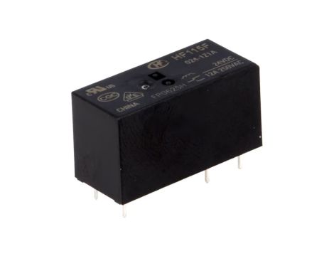 Przekaźnik elektromagnetyczny SPDT Ucewki: 24VDC 12A PCB HF115F/024-1Z1A