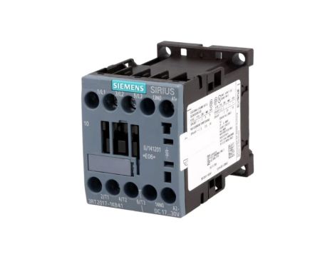 3RT2017-1KB41 Stycznik 3-biegunowy NO x3, Styki pomocnicze: NO, 24VDC, 12A