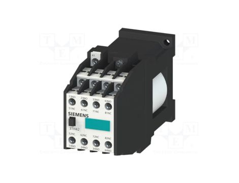 3TH4244-0AB0 Stycznik 8-biegunowy NC x4 + NO x4, 24VAC, 10A na szynę DIN