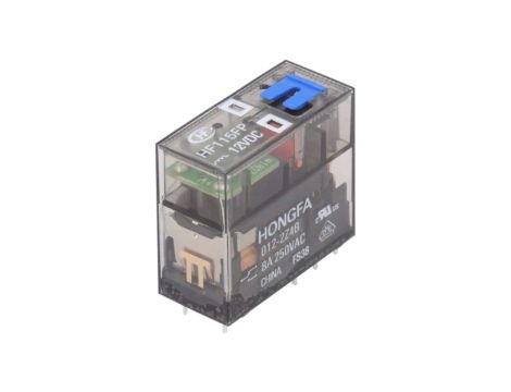 HF115FP/012-2Z4B Przekaźnik elektromagnetyczny DPDT Ucewki: 12VDC 8A 8A/250VAC