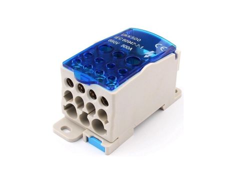 Blok rozdzielczy SPLIT 1x4x15, 5x0.8 do 8x24, 2x6-35, 5x2,5-16, 4x2,5-10, 500A E.4096/500