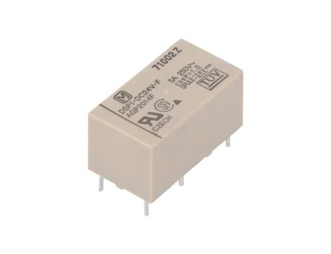 DSP1-DC24V-F Przekaźnik elektromagnetyczny SPST-NO + SPST-NC Ucewki: 24VDC