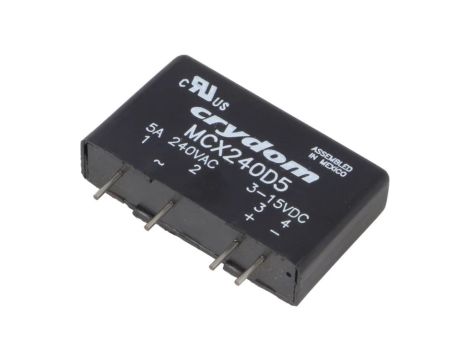 MCX240D5 Przekaźnik półprzewodnikowy Uster: 3...15VDC 5A 12...280VAC THT