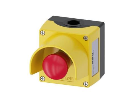 SIRIUS ACT, OBUDOWA STEROWNICZA, DO URZ. OKRĄGŁYCH 22MM, METAL, ŻÓŁTA, Z KOŁNIERZEM OCHRONNYM 3SU1851-0NA00-2AC2