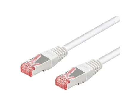 S/FTP6-CU-100WH Patch cord S/FTP 6 linka Cu LSZH biały 10m 28AWG