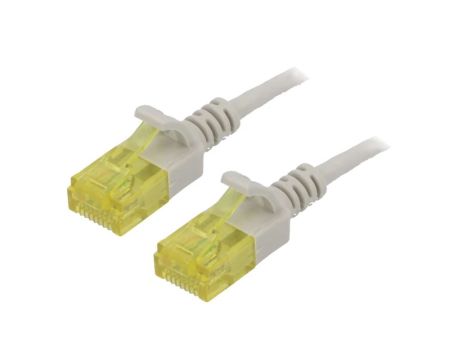 DK-1617-A-150S Patch cord U/UTP 6a linka Cu LSZH szary 15m 28AWG