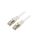 PP6A-LSZHCU-W-5M Patch cord S/FTP 6a drut Cu LSZH biały 5m 27AWG Øprzew: 5,8mm