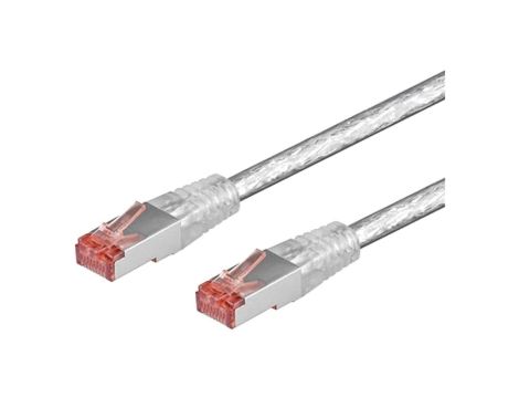 S/FTP6-CU-050TR Patch cord S/FTP 6 linka Cu LSZH przezroczysty 5m 28AWG