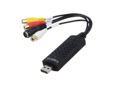 Grabber Audio/Video, DIN mini 4-PIN gniazdo, USB 2.0, czarny VG0030A
