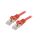 PP6A-LSZHCU-R-10M Patch cord S/FTP 6a drut Cu LSZH czerwony 10m 27AWG