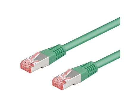 S/FTP6-CU-050GR Patch cord S/FTP 6 linka Cu LSZH zielony 5m 28AWG