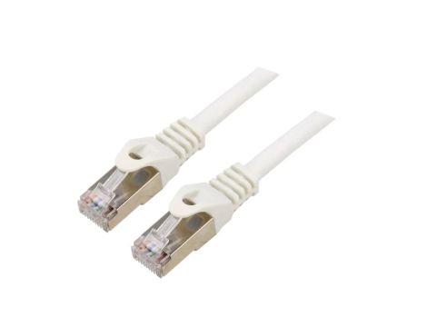 PP6A-LSZHCU-W-10M Patch cord S/FTP 6a drut Cu LSZH biały 10m 27AWG Cablexpert