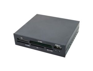 CR0012 Czytnik kart: pamięci, zasilany wewnętrznie, czarny